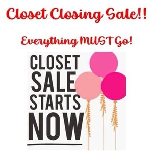 Closet Sale Announcement Poster